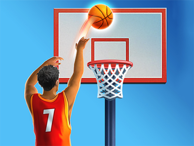 Basketball Tournament 3d background