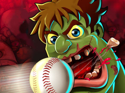 Zombie Baseball background